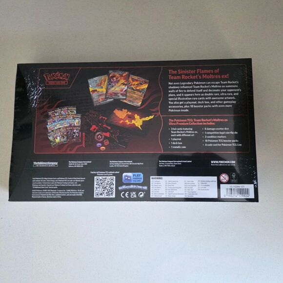 Pokémon Team Rocket's Moltres ex UPC Ultra Premium Collection Pokemon - NEW - Picture 3 of 6